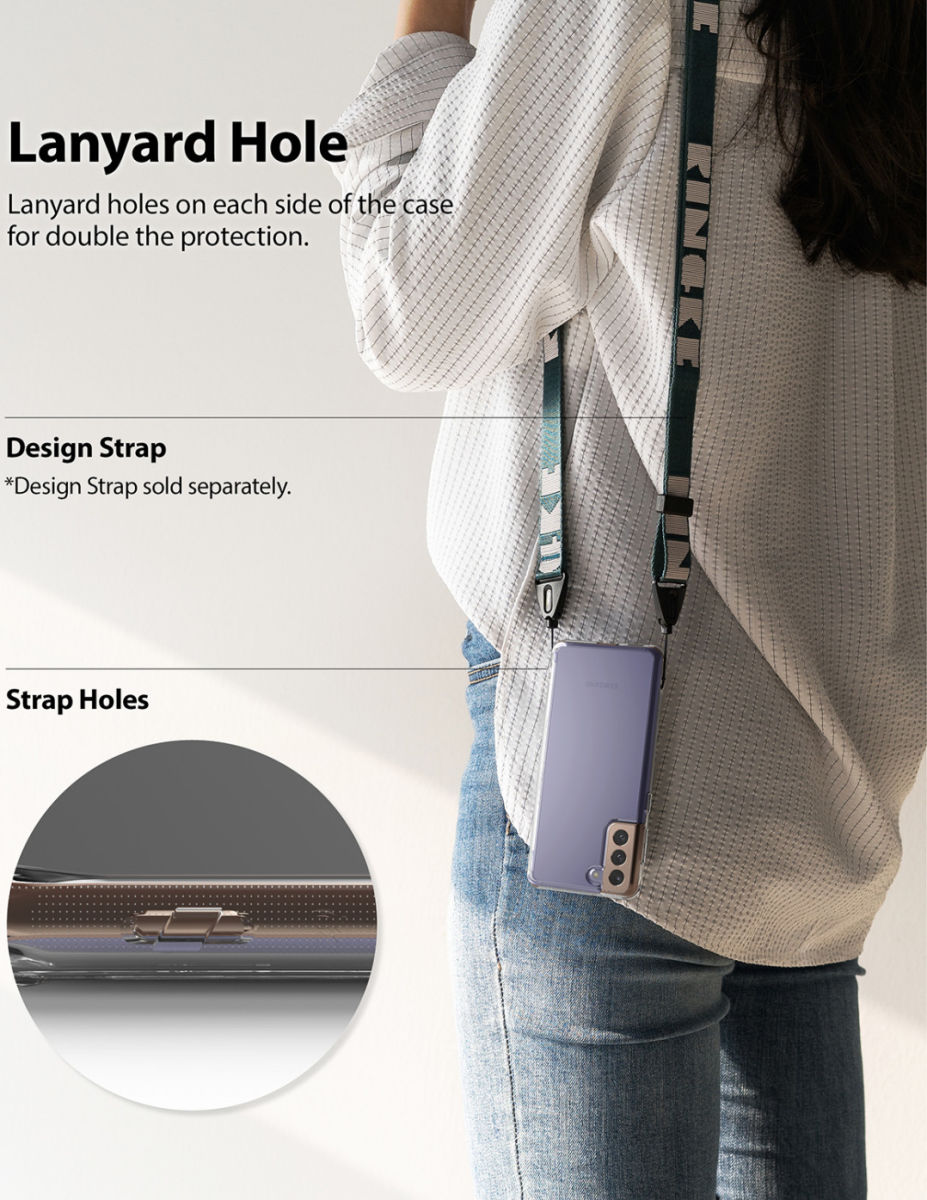 Ringke Fusion Samsung Galaxy S21 Hoesje Matte Transparant afbeelding 4
