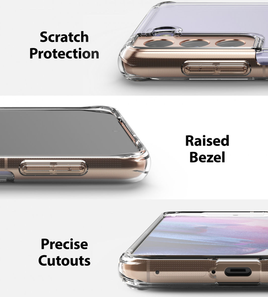 Ringke Fusion Samsung Galaxy S21 Hoesje Matte Transparant afbeelding 5