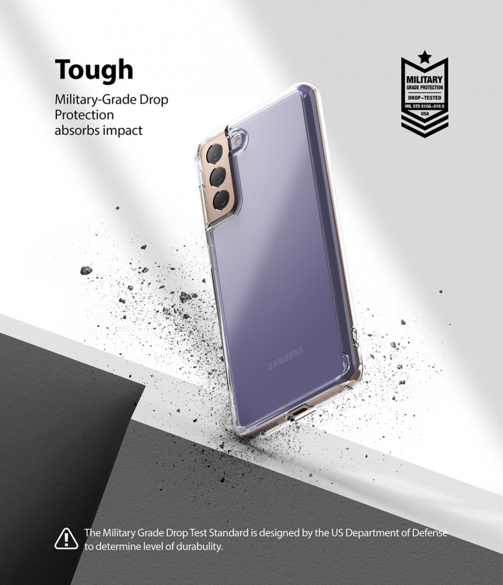 Ringke Fusion Samsung Galaxy S21 Hoesje Matte Transparant afbeelding 6