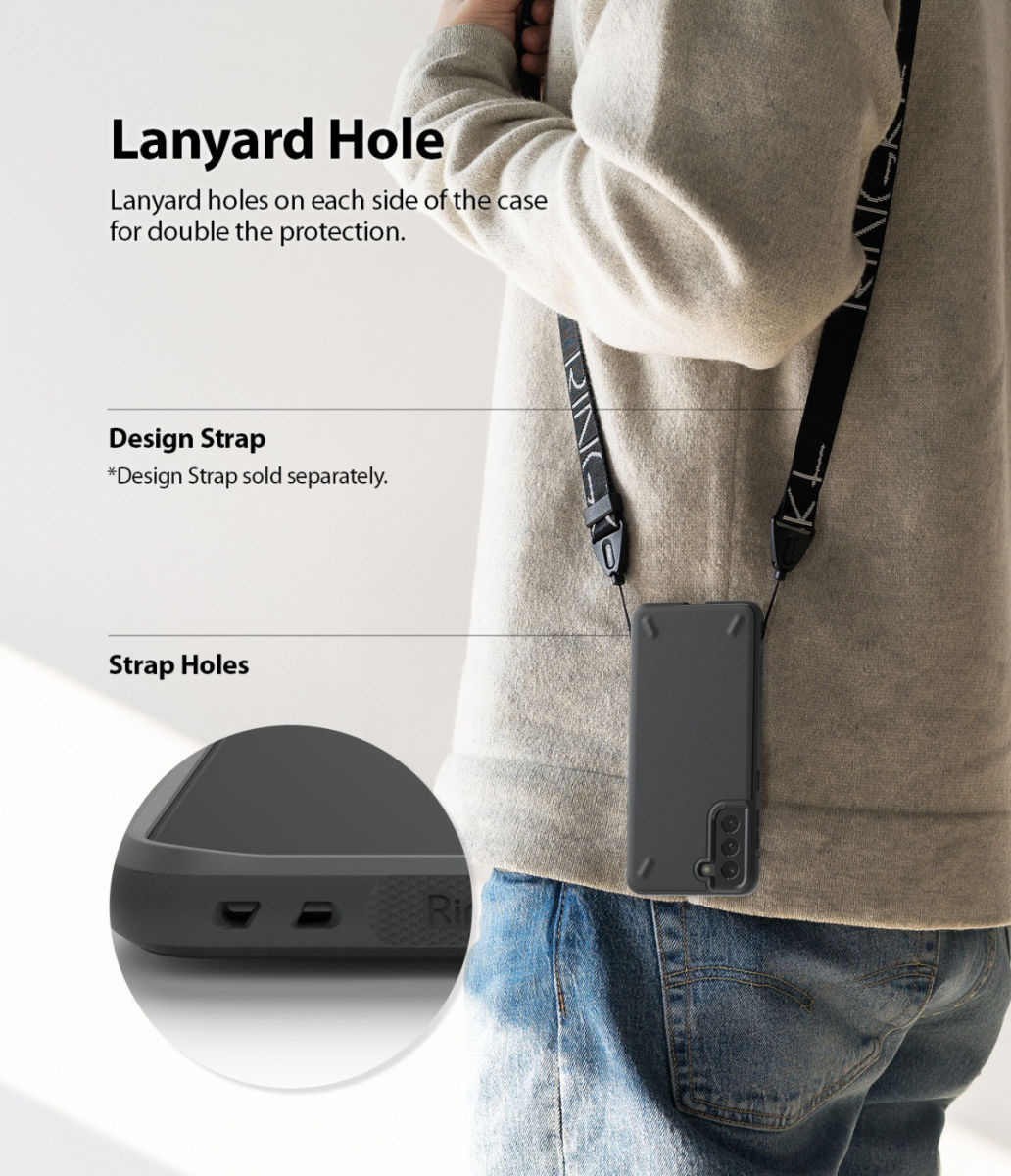 Ringke Onyx Samsung Galaxy S21 Hoesje Flexibel TPU Grijs afbeelding 7