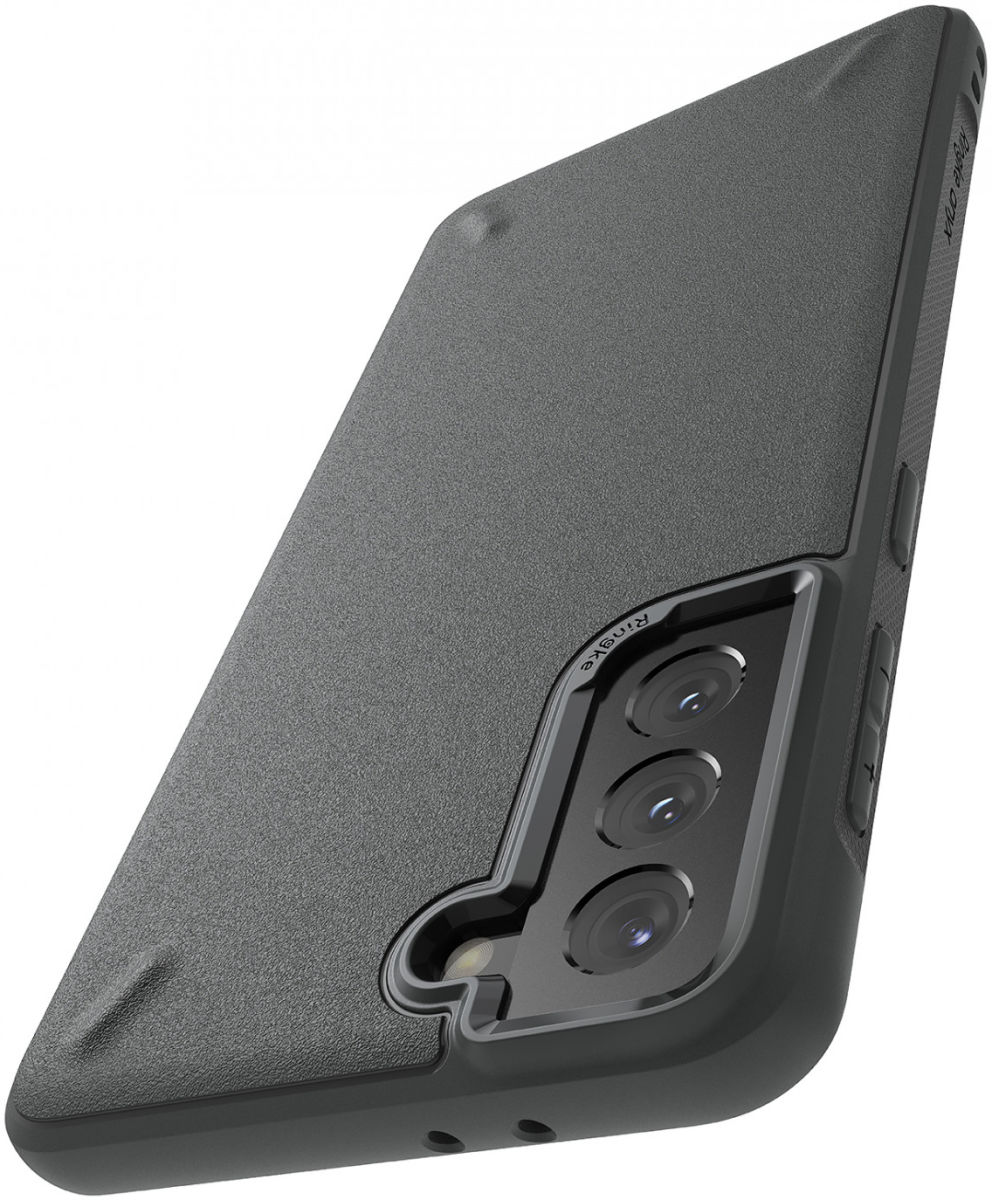 Ringke Onyx Samsung Galaxy S21 Hoesje Flexibel TPU Grijs afbeelding 9