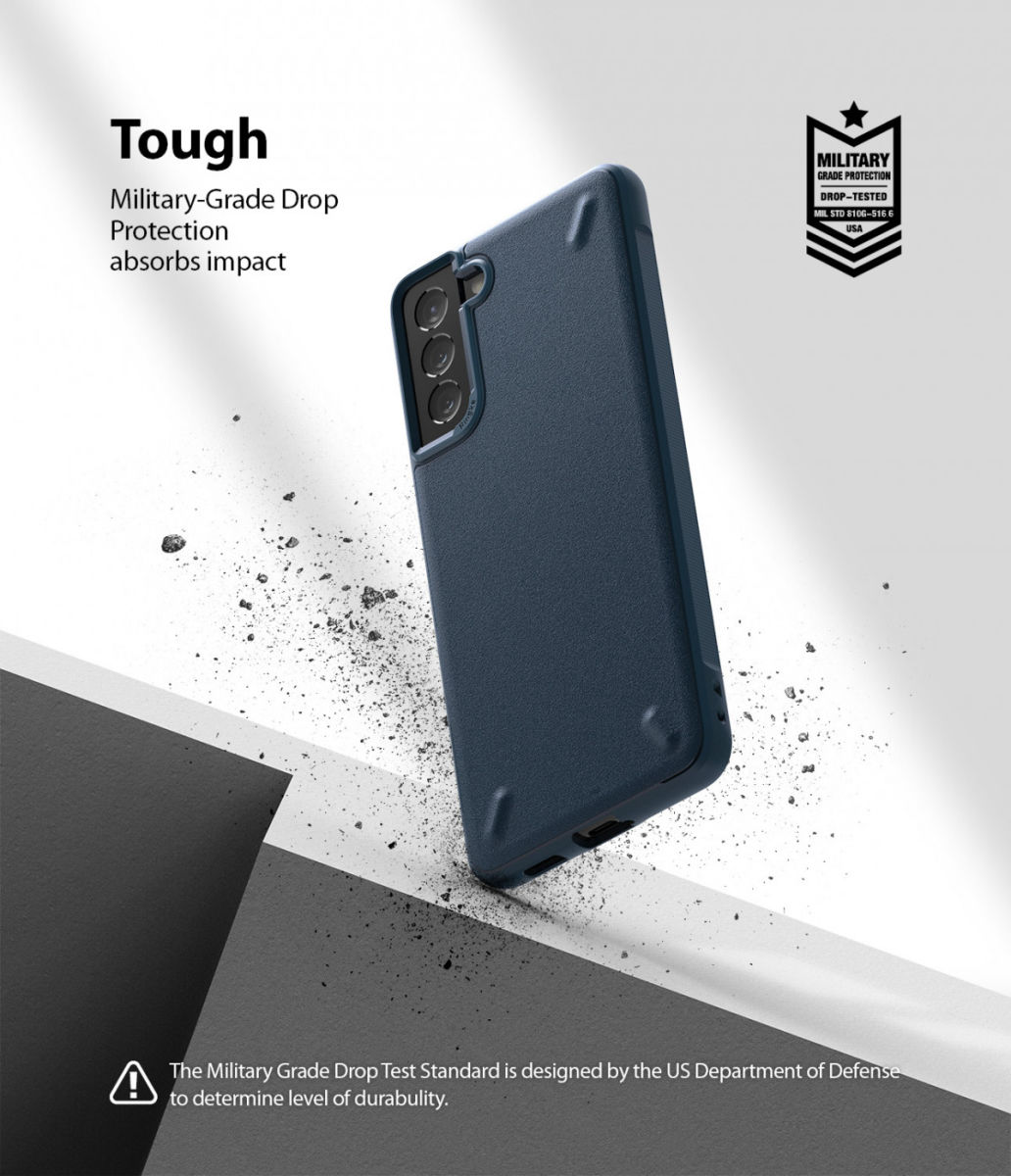 Ringke Onyx Samsung Galaxy S21 Plus Hoesje Flexibel TPU Blauw afbeelding 6
