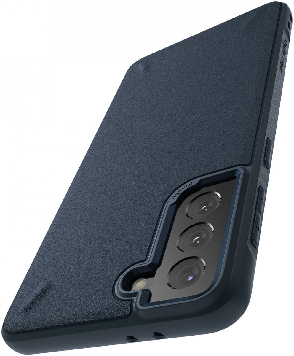Ringke Onyx Samsung Galaxy S21 Plus Hoesje Flexibel TPU Blauw afbeelding 9
