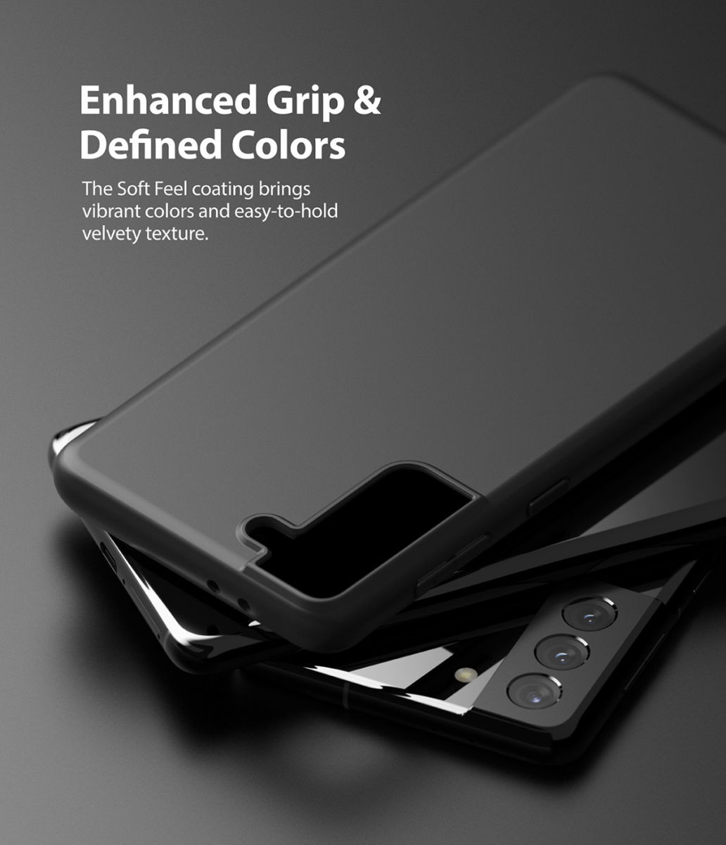 Ringke Air S Samsung Galaxy S21 Plus Hoesje Flexibel TPU Zwart afbeelding 5