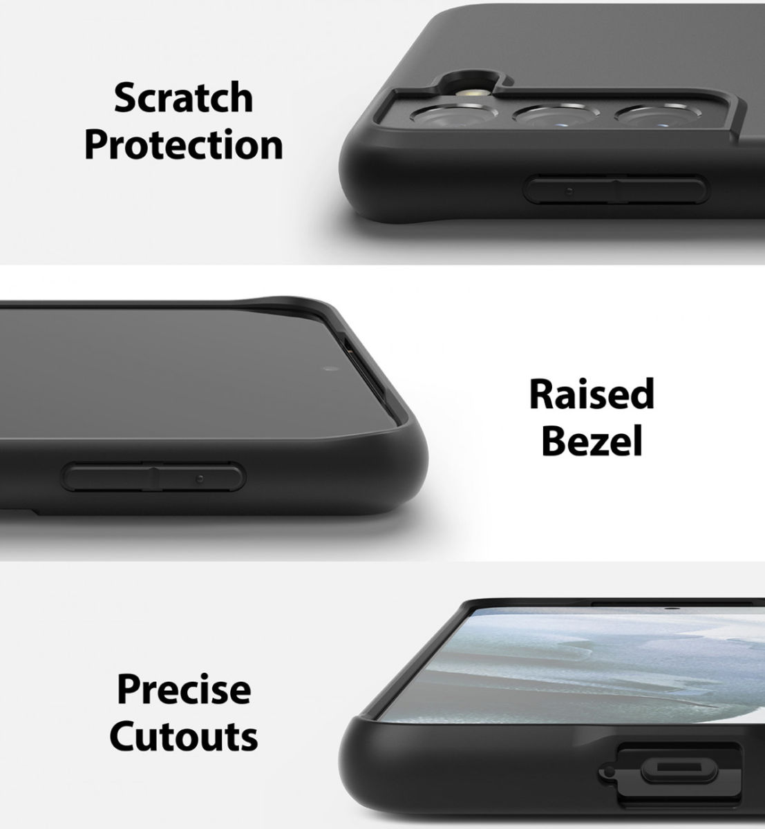 Ringke Air S Samsung Galaxy S21 Plus Hoesje Flexibel TPU Zwart afbeelding 7