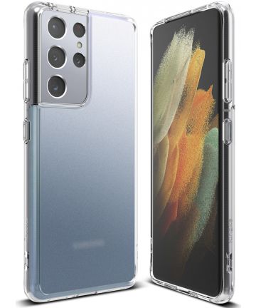 Ringke Fusion Samsung Galaxy S21 Ultra Hoesje Matte Transparant Hoesjes