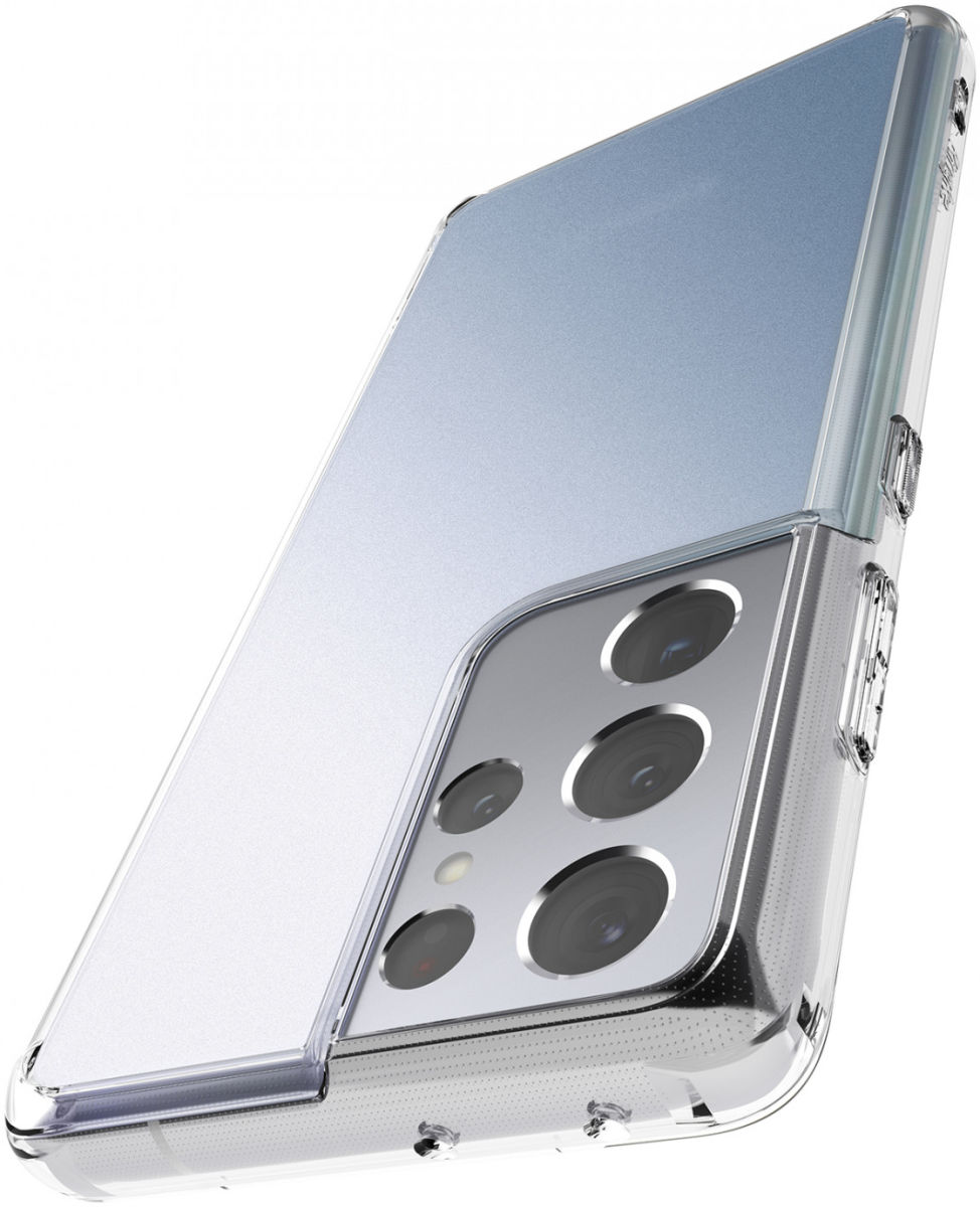 Ringke Fusion Samsung Galaxy S21 Ultra Hoesje Matte Transparant afbeelding 10