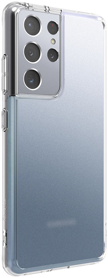 Ringke Fusion Samsung Galaxy S21 Ultra Hoesje Matte Transparant afbeelding 2