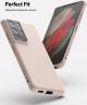 Ringke Air S Samsung Galaxy S21 Ultra Hoesje Flexibel TPU Roze