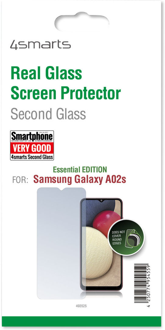 4smarts Second Glass Essential Samsung Galaxy A02s 9H Screen Protector afbeelding 2