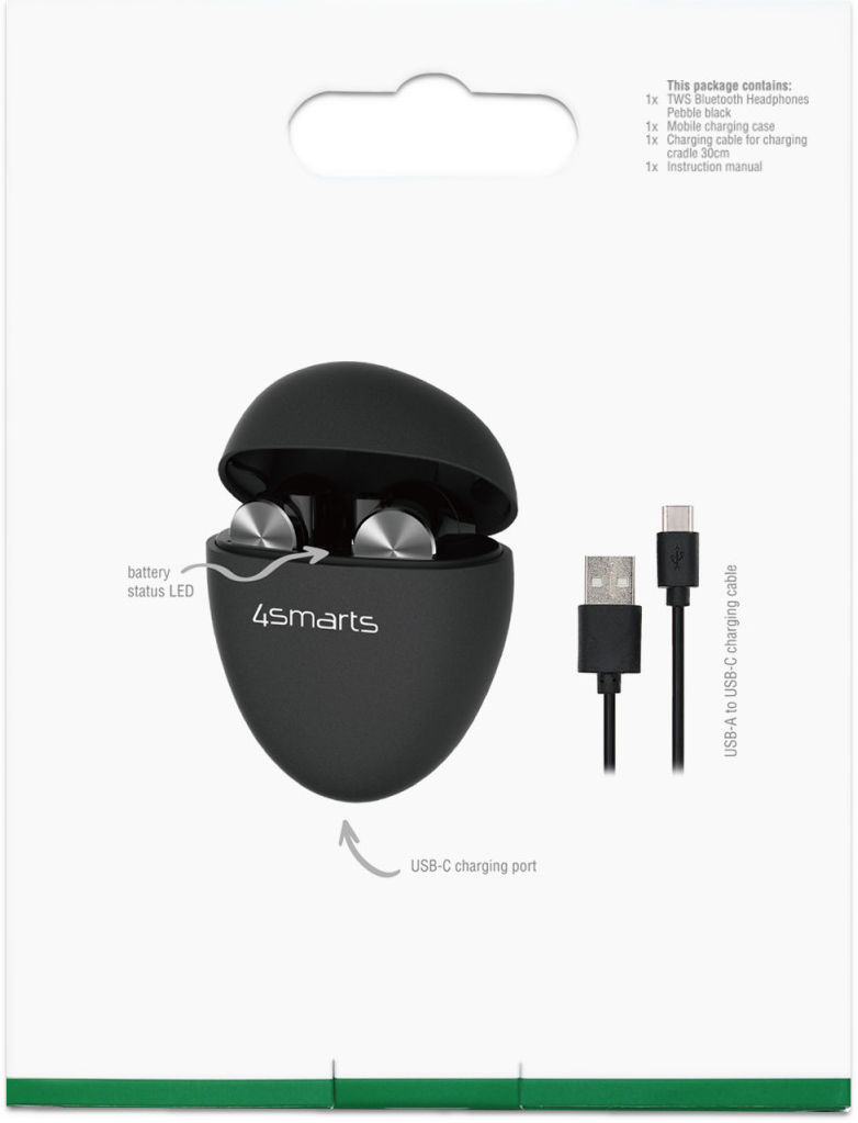 4smarts TWS Bluetooth In-Ear Draadloze Oordopjes Zwart afbeelding 13