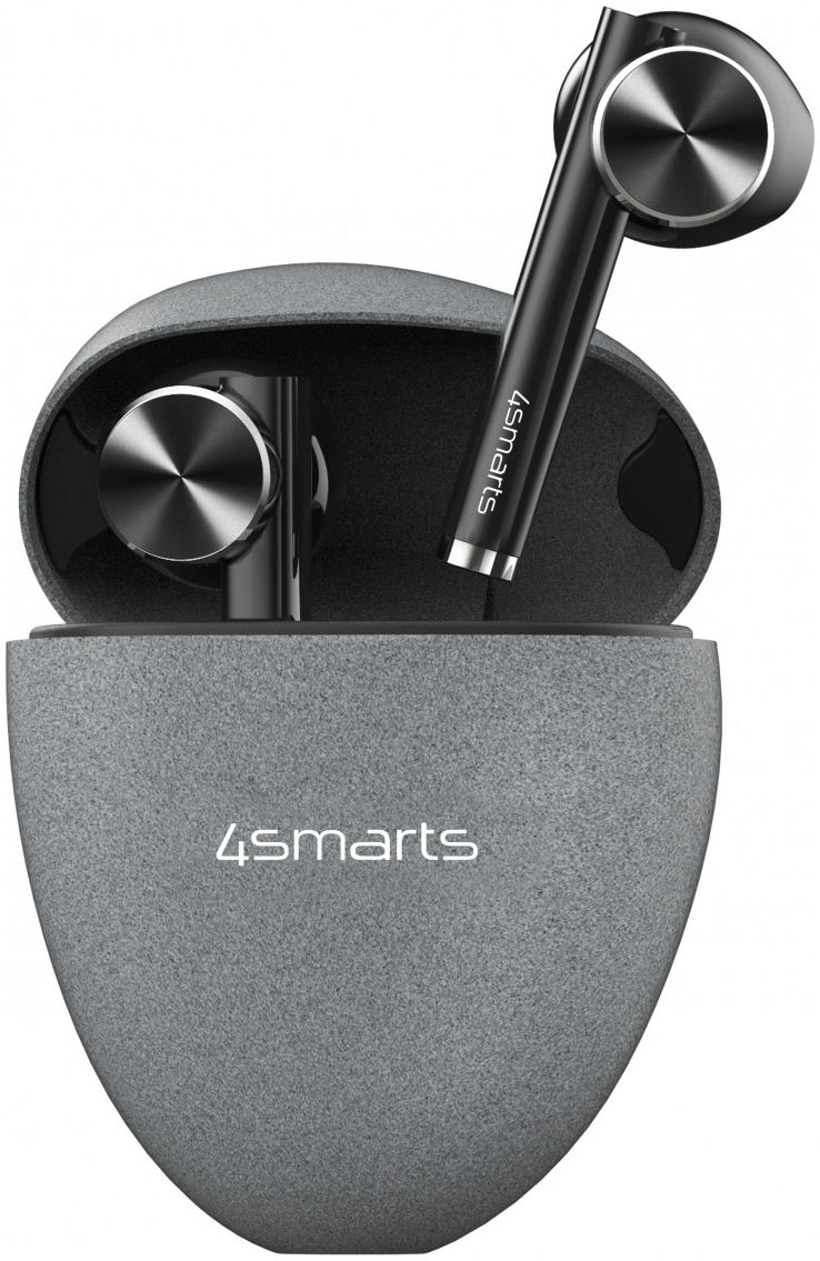 4smarts TWS Bluetooth In-Ear Draadloze Oordopjes Grijs afbeelding 1
