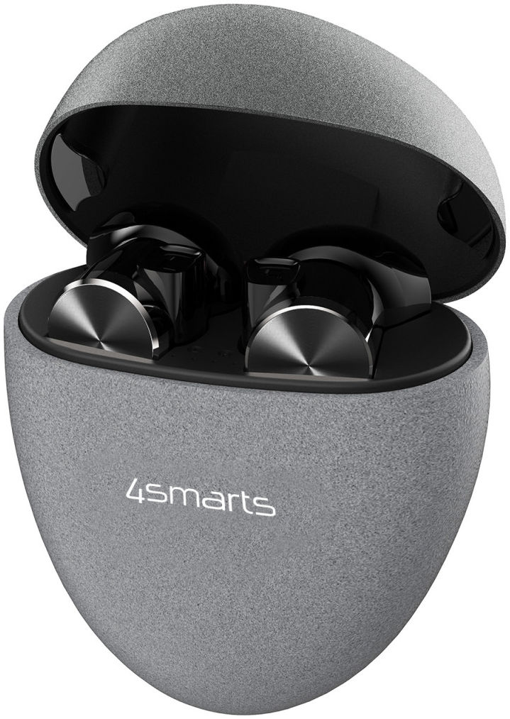 4smarts TWS Bluetooth In-Ear Draadloze Oordopjes Grijs afbeelding 2