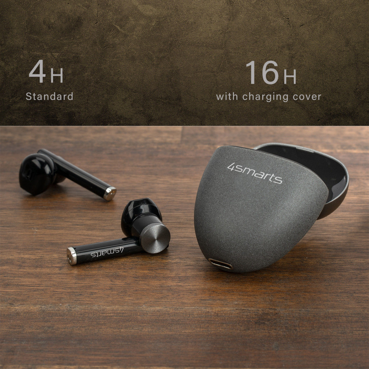 4smarts TWS Bluetooth In-Ear Draadloze Oordopjes Roze afbeelding 4