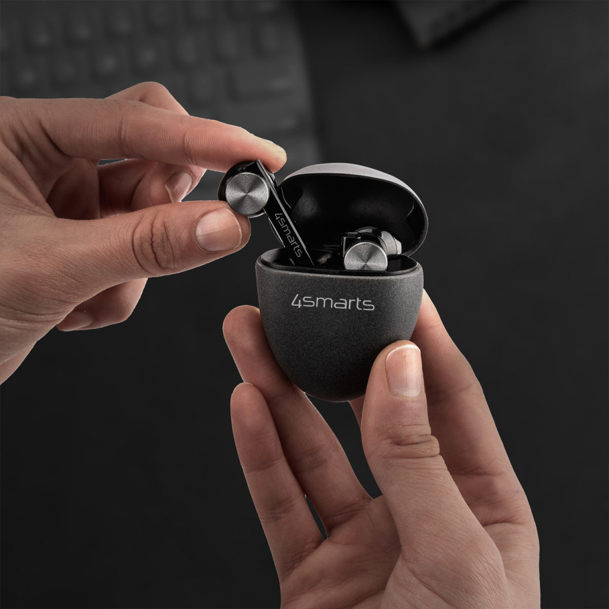 4smarts TWS Bluetooth In-Ear Draadloze Oordopjes Roze afbeelding 6