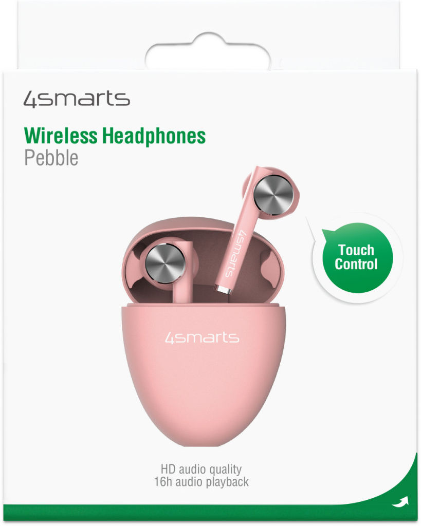 4smarts TWS Bluetooth In-Ear Draadloze Oordopjes Roze afbeelding 12