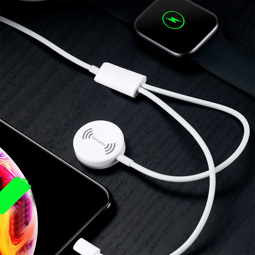 4smarts Voltbeam Oplader voor Apple Watch en Lightning Kabel 1.6 Meter afbeelding 7