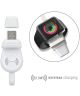 4smarts VoltBeam Apple Watch USB-A Draadloze Connector Oplader Wit