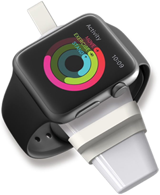 4smarts VoltBeam Apple Watch USB-A Draadloze Connector Oplader Wit afbeelding 4