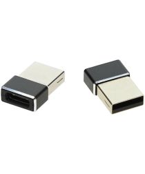 4smarts USB-A naar USB-C Converter/Adapter Zwart