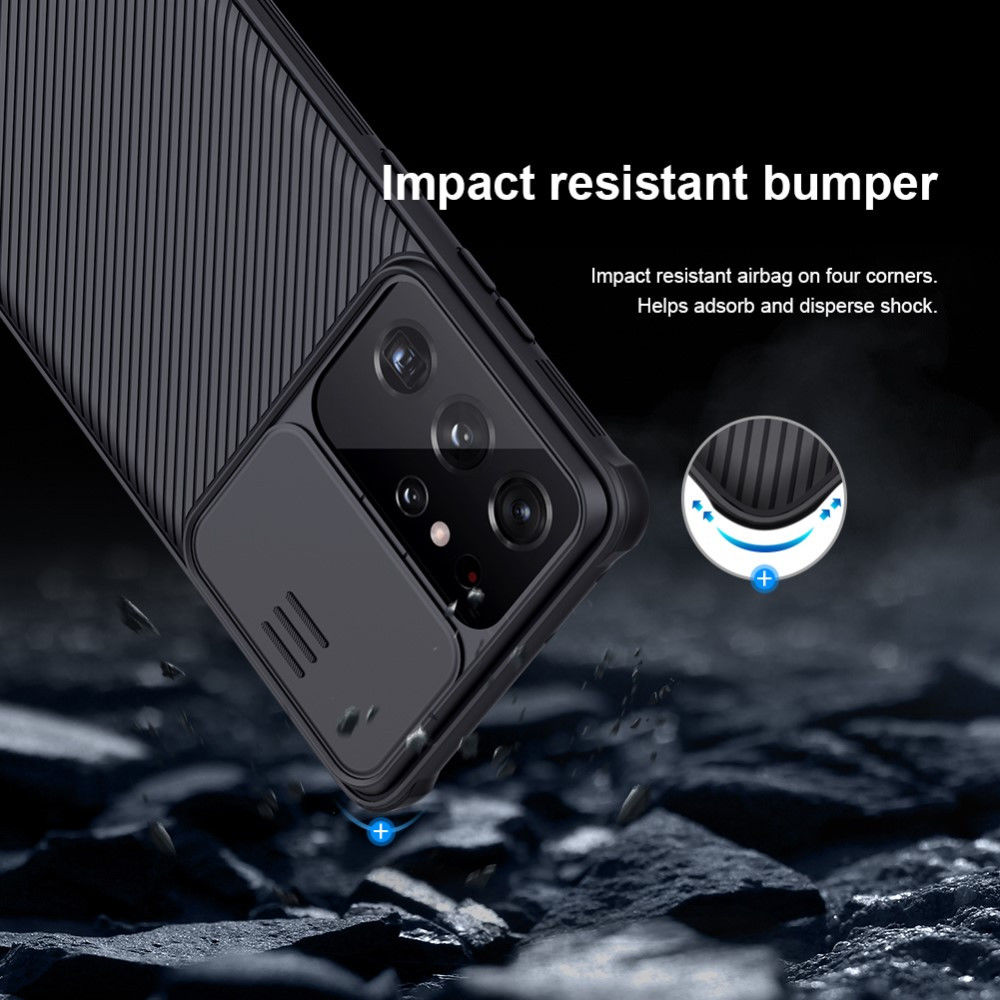 Nillkin CamShield Samsung Galaxy S21 Ultra Hoesje Camera Slider Blauw afbeelding 16