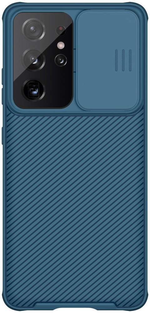 Nillkin CamShield Samsung Galaxy S21 Ultra Hoesje Camera Slider Blauw afbeelding 2