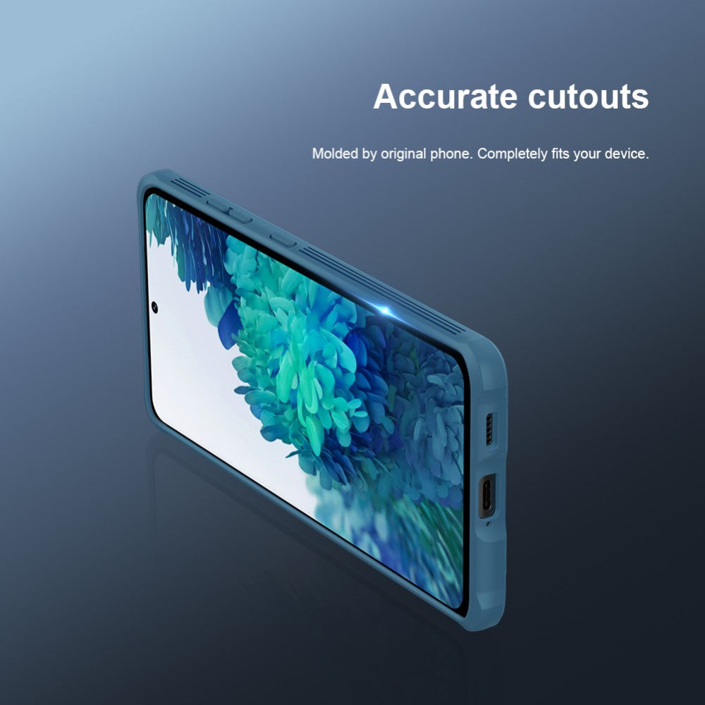 Nillkin CamShield Samsung Galaxy S21 Ultra Hoesje Camera Slider Blauw afbeelding 10