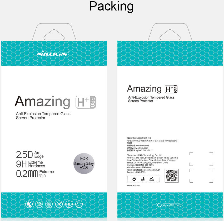Nillkin Samsung Galaxy A42 Anti-Explosion Glass Screen Protector afbeelding 21