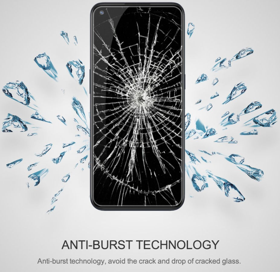 Nillkin OnePlus Nord N100 Anti-Explosion Glass Screen Protector afbeelding 9