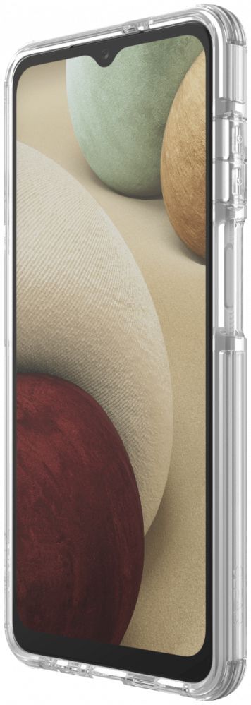 Raptic Clear Samsung Galaxy A12 Hoesje Transparant/Wit afbeelding 4