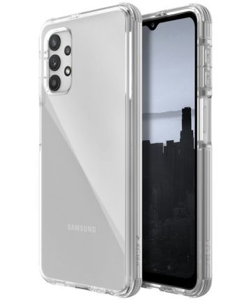 Raptic Clear Samsung Galaxy A32 5G Hoesje Transparant/Wit Hoesjes