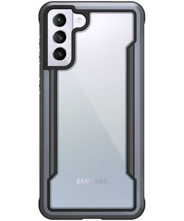 Raptic Shield Samsung Galaxy S21 Plus Case Militair Getest Zwart Hoesjes