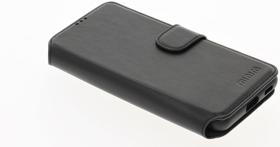 Minim 2-in-1 Samsung Galaxy S21 Hoesje Book Case en Back Cover Zwart afbeelding 3