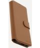 Minim 2-in-1 Samsung S21 Ultra Hoesje Book Case en Back Cover Bruin