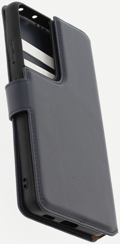 Minim 2-in-1 Samsung S21 Ultra Hoesje Book Case en Back Cover Blauw afbeelding 13