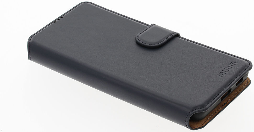 Minim 2-in-1 Samsung S21 Ultra Hoesje Book Case en Back Cover Blauw afbeelding 3