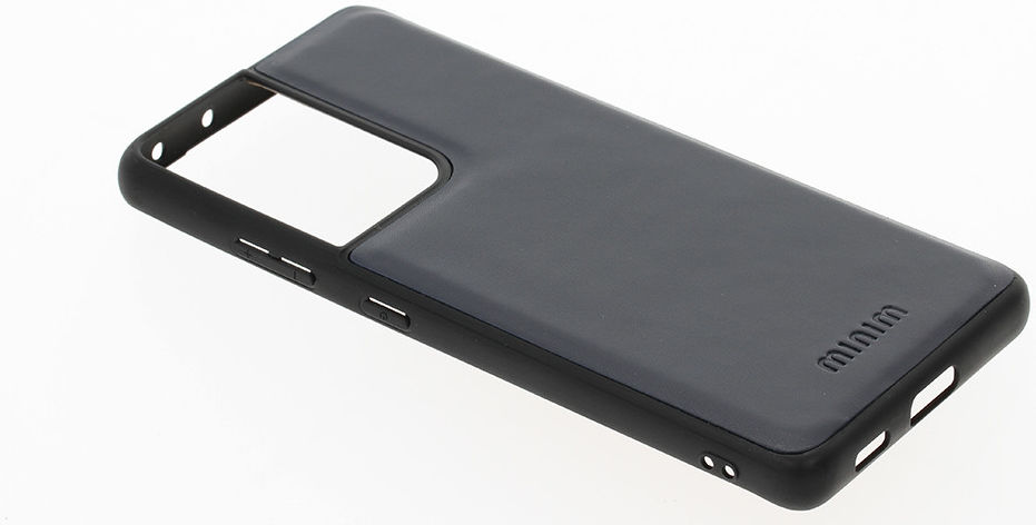 Minim 2-in-1 Samsung S21 Ultra Hoesje Book Case en Back Cover Blauw afbeelding 9