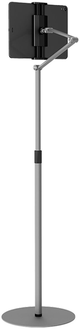 4smarts ErgoFix Universele Vloer Standaard Smartphone / Tablet Grijs afbeelding 1