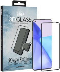 Eiger OnePlus 9 Tempered Glass Case Friendly Screen Protector Gebogen