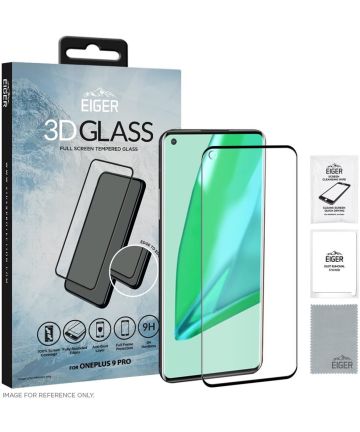 Eiger OnePlus 9 Pro Tempered Glass Case Friendly Protector Gebogen Screen Protectors