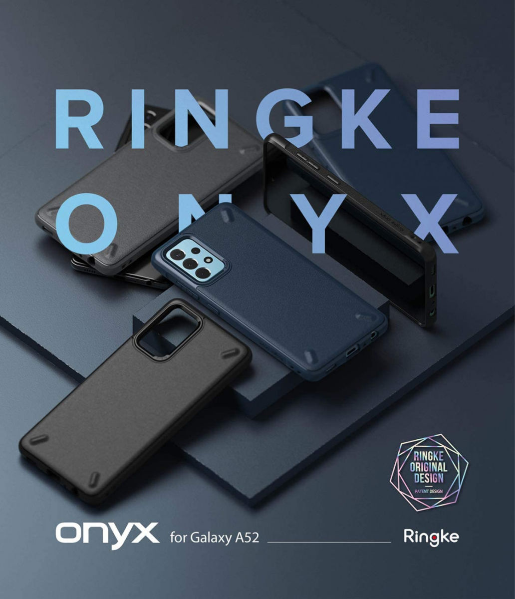 Ringke Onyx Samsung Galaxy A52 / A52S Hoesje TPU Back Cover Zwart afbeelding 9