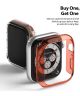 Ringke Slim Apple Watch 40MM Hoesje Dun Transparant en Rood (2-Pack)