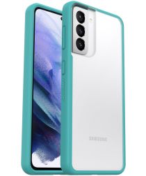 OtterBox React Samsung Galaxy S21 Hoesje Transparant Blauw