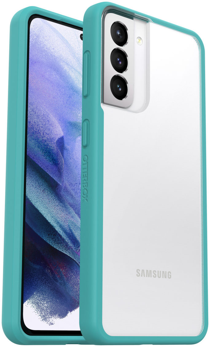 OtterBox React Samsung Galaxy S21 Hoesje Transparant Blauw afbeelding 1