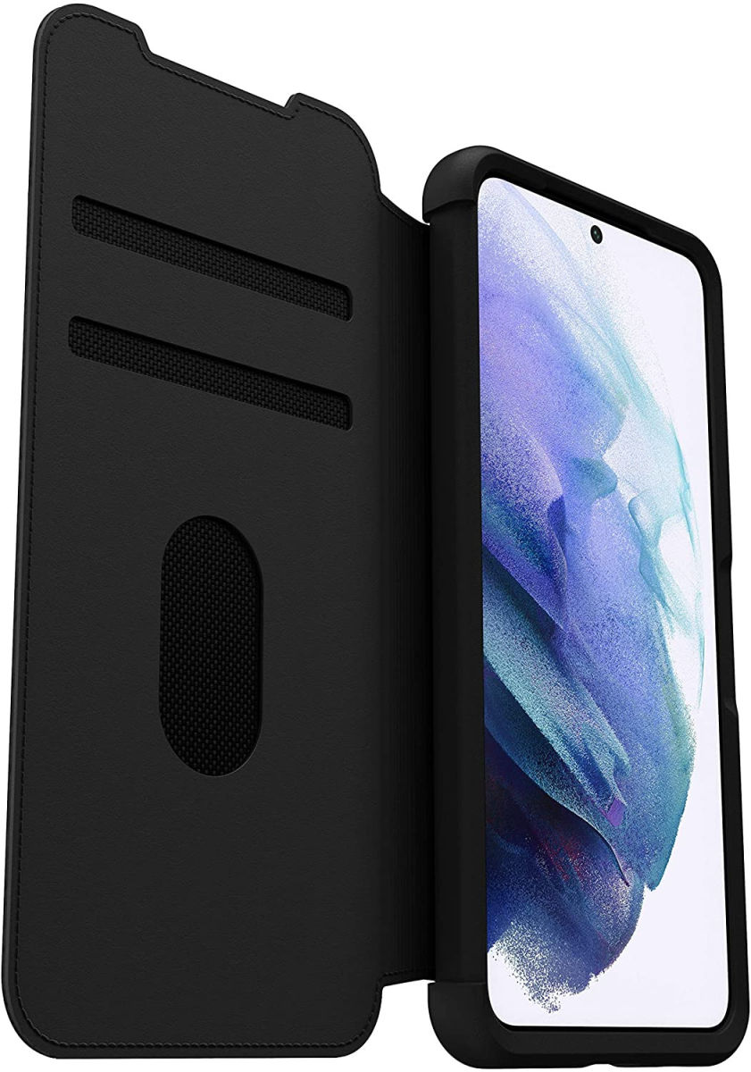 Otterbox Strada Serie Samsung Galaxy S21 Book Case Zwart afbeelding 2