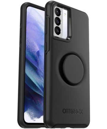 OtterBox Otter + Pop Symmetry Samsung Galaxy S21 Plus Hoesje Zwart Hoesjes