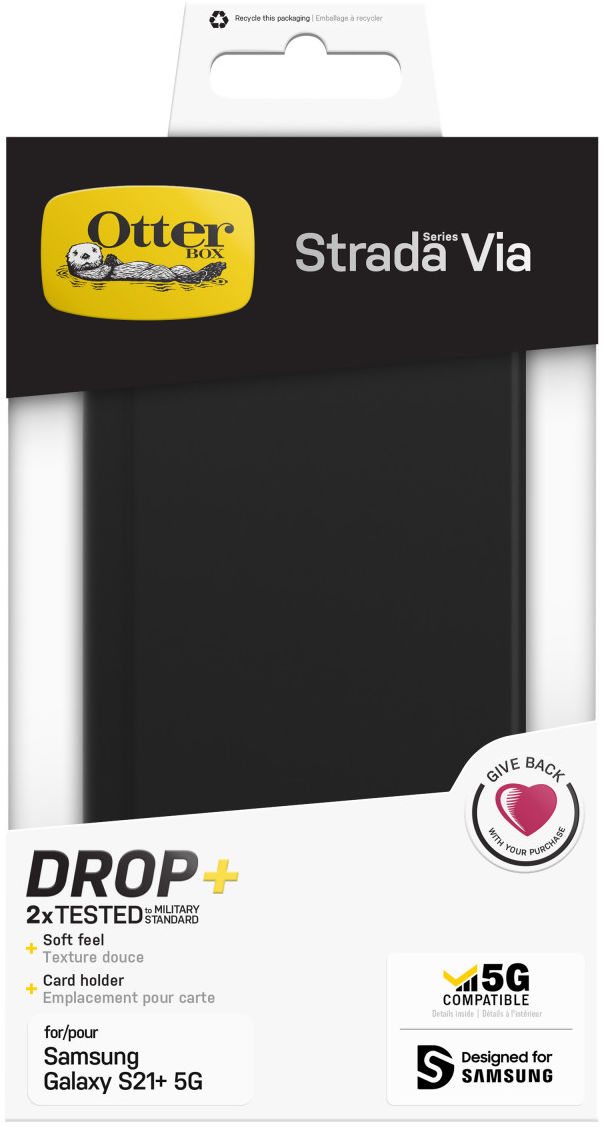 Otterbox Strada Via Serie Samsung Galaxy S21 Plus Book Case Zwart afbeelding 12