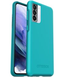 OtterBox Symmetry Series Samsung Galaxy S21 Plus Hoesje Blauw