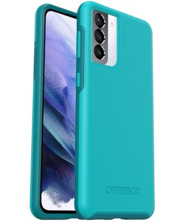 OtterBox Symmetry Series Samsung Galaxy S21 Plus Hoesje Blauw Hoesjes