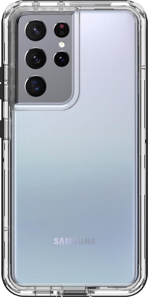 LifeProof Next Samsung Galaxy S21 Ultra Hoesje Transparant/Zwart afbeelding 2